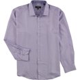 thumbnail image 1 of Society of Threads - Camisa de vestir con botones para hombre, color morado, grande, 1 of 1