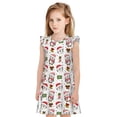 thumbnail image 1 of Balery Cute Christmas Hat Penguin A Camisón de princesa para niñas, pijama de algodón con mangas abullonadas, suave y bonito.-X-Large, 1 of 6
