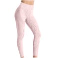 thumbnail image 4 of AXXD Yoga Pants for Women,Athletic Legging,Women Athletic Yoga Casual Stetch Shorts,Solid,High Waist Rise,Butt LiftingPink,S (US:4), 4 of 6