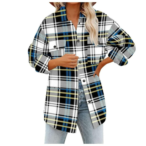 Flannel jacket shop women's