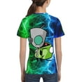 thumbnail image 7 of Invader Zim Kids T-Shirt 3d Printed Graphic T-Shirts Boys And Girls Short Sleeve Shirts For Youth Kids X-Small, 7 of 7
