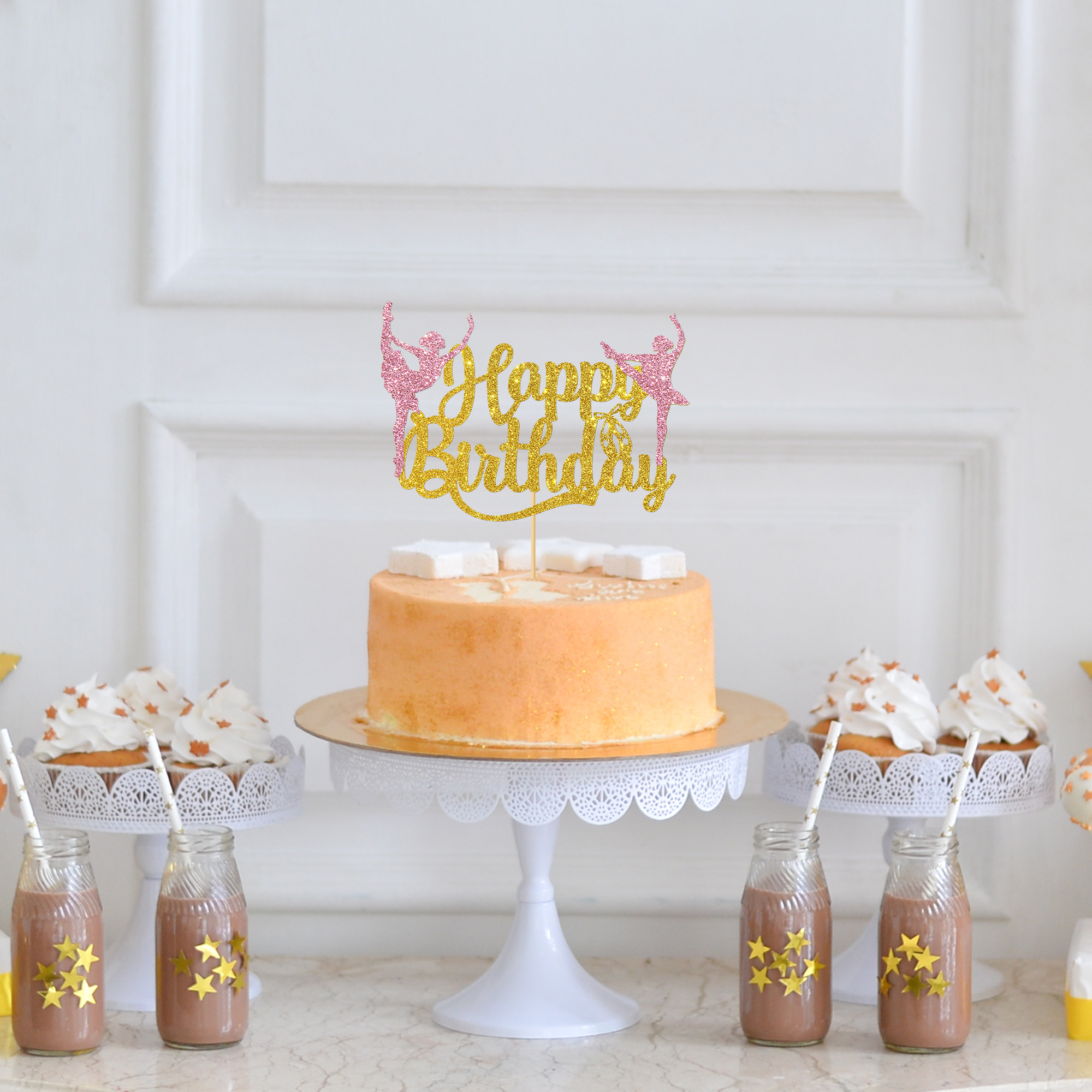 Ballett Cake Topper – Ballerina-Mädchen Zum Geburtstag