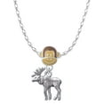 thumbnail image 1 of Delight Jewelry Silvertone Moose Mia Monkey Charm Necklace, 1 of 4