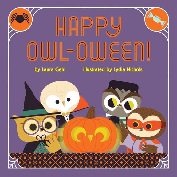 Happy Owl-Oween!: A Halloween Story Board Book, (Board Book)
