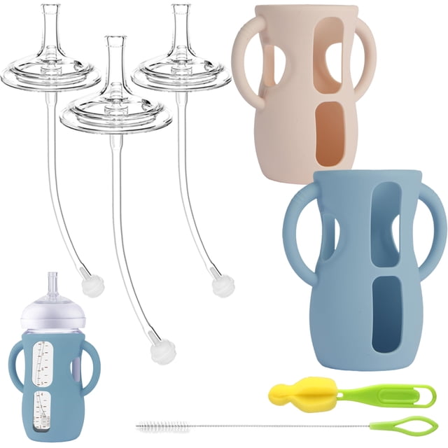 Kit de Conversión a Vaso con Pajilla Qunland para Biberones Avent de 8 oz