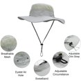thumbnail image 2 of Chapeau de Protection pour Hommes Femmes Chapeau de Seau Pliable pour la Pêche Randonnée Camping, 2 of 7