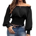 thumbnail image 1 of Women's Top, Off Shoulder Blouse, Versatile Off Shoulder Blouse, Best in Class, 1 of 6