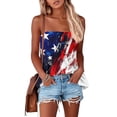 thumbnail image 2 of Women 250th Anniversary USA Shirt Women Patriotic Independence Day Shirt Women Strapless Casual Tube Top, 2 of 7