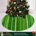 thumbnail image 6 of GZHJMY St Patrick's Day Tree Skirt Home Decoration Large Round Shamrocks Christmas Tree Skirt for Holiday Party Home Christmas Day Ornaments, 35.4", 6 of 6