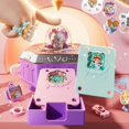 thumbnail image 1 of Fiudx Ofertas flash del día Juguetes para niños DIY Caja de regalo versátil Guka transparente Máquina de pegatinas práctica deportiva Regalo para niña para regalar a un amigo de la familia Regalos pa, 1 of 6