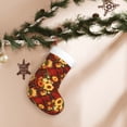 thumbnail image 7 of Salouo Red Plaid Sunflower Print Christmas Stockings,Large Xmas Stocking Set of 1 Holiday and Farmhouse Stocking for Christmas Holiday Party Decoration(17.7*11 Inch), 7 of 7