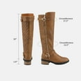 thumbnail image 6 of DREAM PAIRS Women's Wide Calf Comfortable Winter Knee High Riding Boots, 6 of 7