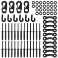 thumbnail image 2 of Kit de Boucles de Pont pour Canoës Kit de Boucles de Coussin Attaches Clips Rivets Zdhf Huiop Mewmewcat, 2 of 5