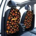 thumbnail image 4 of Zufioo Thanksgiving Turkey 1 for Car Seat Kick-Proof Storage Pads 2 Pack, Anti-Stain Adjustable Car Seat Protectors for SUV, Jeep, Truck-One Size, 4 of 9
