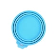 thumbnail image 1 of Tapa hermética de silicona para latas de mascotas, sellador versátil para almacenar alimentos, tapa flexible para perros Azul claro, 1 of 9