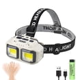 thumbnail image 1 of Super Bright LED Sensor Headlamp Type-C Charge Head Flashlight, 1 of 8