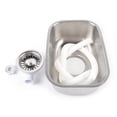 thumbnail image 5 of Aiqidi Stainless Steel Caravan Camper Sink Undermount Single Bowl Kitchen Sink with Strainer Water Outlet and Water Pipe, 5 of 12