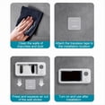 thumbnail image 5 of Soporte para Teléfono de Ducha con Altavoz Bluetooth, IPX4, Impermeable, Antivaho, Pantalla Táctil, Montaje en Pared para Baño, Color Negro., 5 of 5