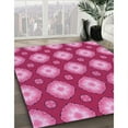 thumbnail image 3 of Ahgly Company Machine Washable Indoor Rectangle Transitional Raspberry Red Area Rugs, 8' x 12', 3 of 7