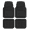 Black, variant on Auto Drive 4PC PVC Floor Mats Toll Clear - Universal Fit