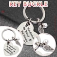 thumbnail image 1 of ornament display,Good Sister Gift Keychain Fashion Jewelry Keychain Stainless Decoration &,Silver, 1 of 8