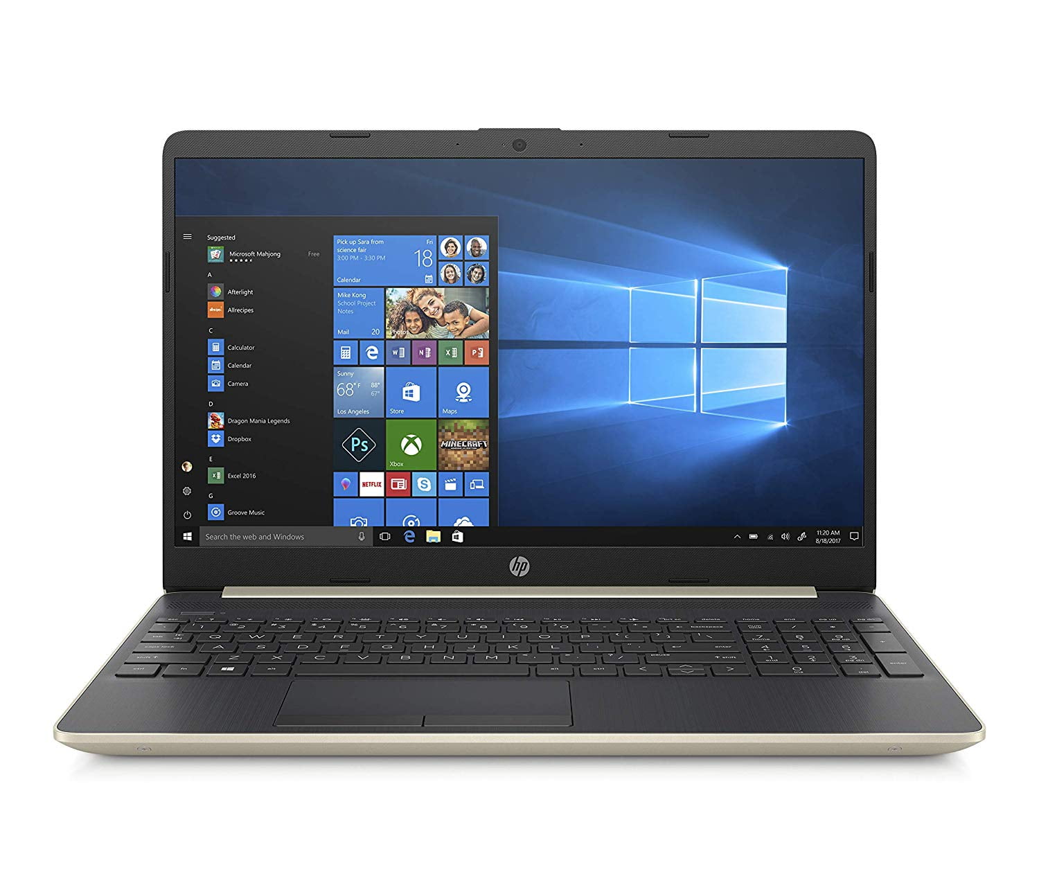 Newest HP 15.6" HD MicroEdge Flagship Business Laptop Intel Quad