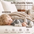 thumbnail image 6 of Daeorio 52" Upholstered Sofa,Loveseat Cloud Couch Comfy Chenille 2 Pillows for Small Spaces,Living Room,Bedroom and Apartment(Beige), 6 of 11