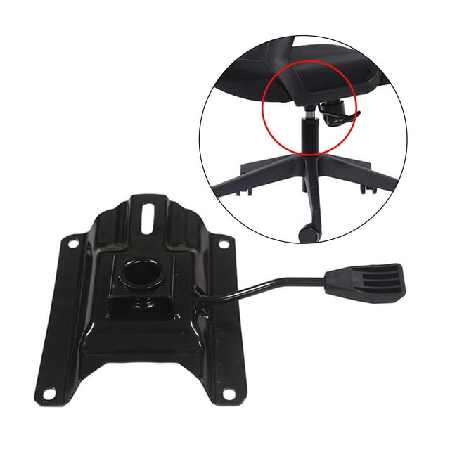 Chair Swivel Plate Office Chair Tilt Mechanism High Bearing Universal Portable Lift Lever Handle Seat Swivel Base Mount Plate for Chairs
