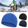 thumbnail image 3 of Thin Sports Beanie Hat Moisture Wicking Breathable Riding Helmet Liner Skull ию H9F22, 3 of 6