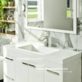 thumbnail image 4 of Eviva Lugano 48" White Modern Bathroom Vanity with White Integrated Acrylic Sink, 4 of 7