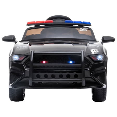 Kool Karz Police Cruiser Electric Ride-On Car  Black/White  Black/White