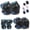 Dinosaur, variant on Vornel 6 Pack Protective Gear Set, Adjustable Knee Elbow Wrist Pads for Kids Youth Adult