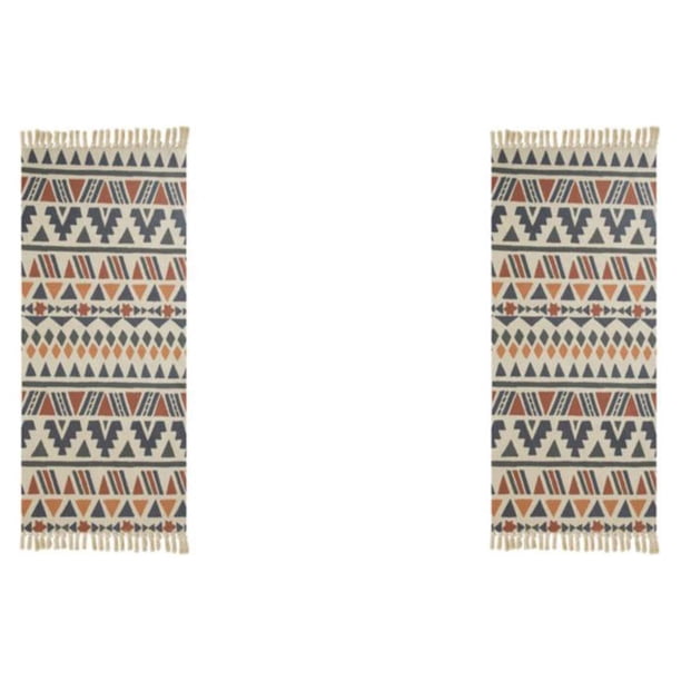 Billuyoard Alfombra de repuesto colorida, Rectangular, decorativa, lavable, absorbente, de secado rápido, con aislamiento acústico, alfombra Type3 NO3