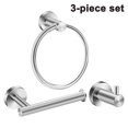 thumbnail image 1 of Towel Holder Hardware Set, Bathroom Accessories3 Pieces Wall Mounted Including Round Towel Ring Toilet, 1 of 6