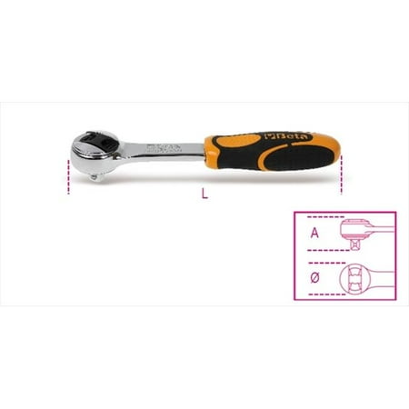 

Beta Tools 009000870 900-55 0.25 in. Drive Reversible Ratchet- 48 Teeth