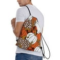 thumbnail image 3 of Bingfone Various Pumpkins Drawstrings Backpacks Bags For Men Women Gym Drawstrings Bag, 3 of 9