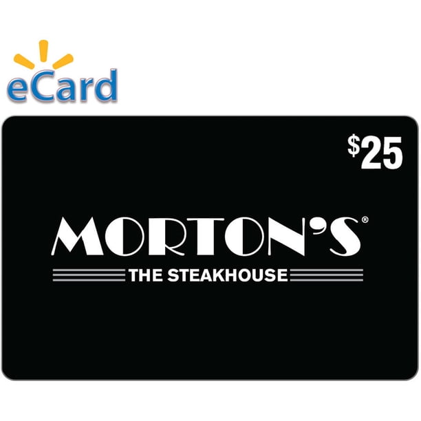 Morton s Steakhouse 25 Gift Card email Delivery Walmart 