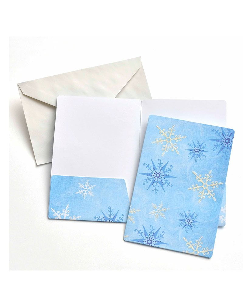 Gartner Studios Blue Snowflake Gift Card Holders