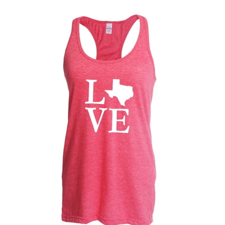 - Texas State Flag Womens Tops Next Level Racerback Tank Top