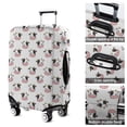 thumbnail image 5 of White Cow Head Pattern Luggage Cover Fashion Suitcase Cover Baggage Covers Fit 25-28 Inch Luggage (Go Travel), 5 of 5