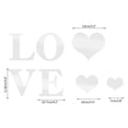 thumbnail image 3 of Under 10 Wall stickers Acrylic Love Mirror Sticker Bedroom Living Room Removable Wall Sticker, 3 of 5