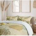 thumbnail image 4 of Ambesonne Floral Eucalyptus Duvet Cover Set, Pastel Abloom, Calking, Ivory Sage Green Mustard, 4 of 6