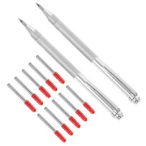 Masteelf 1 Set Metal Scribe Tool Glass Engraving Scriber Tile Marking Pen Metal Marker with Replacement Tips