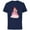 Navy, variant on Disney Princess The Little Mermaid Ariel Christmas Gown - Short Sleeve Cotton T-Shirt for Adults - Customized-Black