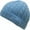 (Cuffed) Sky Blue, variant on Solid Cable Knit Beanie Cuffless Style Skully Winter Ski Hat Cap