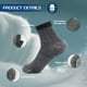 thumbnail image 4 of Calcetines Caudblor de lana merino para hombre, senderismo, térmicos, cálidos, paquete de 4, 4 of 6