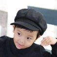 thumbnail image 3 of Fashion Kids Adult Unisex Solid Color Octagonal Peaked Cap Painter Beret Hat, 3 of 10