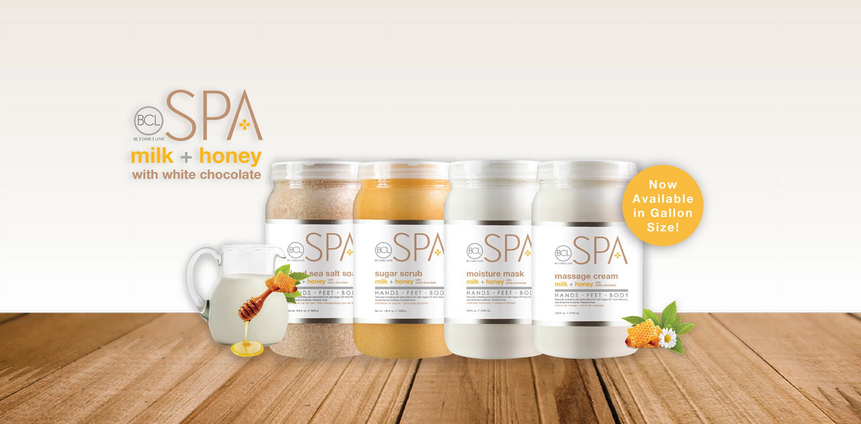Bio Creative Lab BCL Spa Moisture Mask Milk + Honey with White Chocolate, 128 Ounce