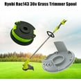 thumbnail image 2 of Carrete de repuesto para cepillo Ryobi RAC142 de 36 V, accesorio de recortadora, carrete de repuesto para recortadora, para cepillos de radio RLT36B33 y RY36LT33A-0 (4 carretes), 2 of 5