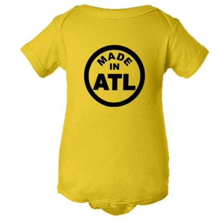 

PleaseMeTees™ Baby From Born Made In Atlanta GA Logo Label Tag HQ Jumper